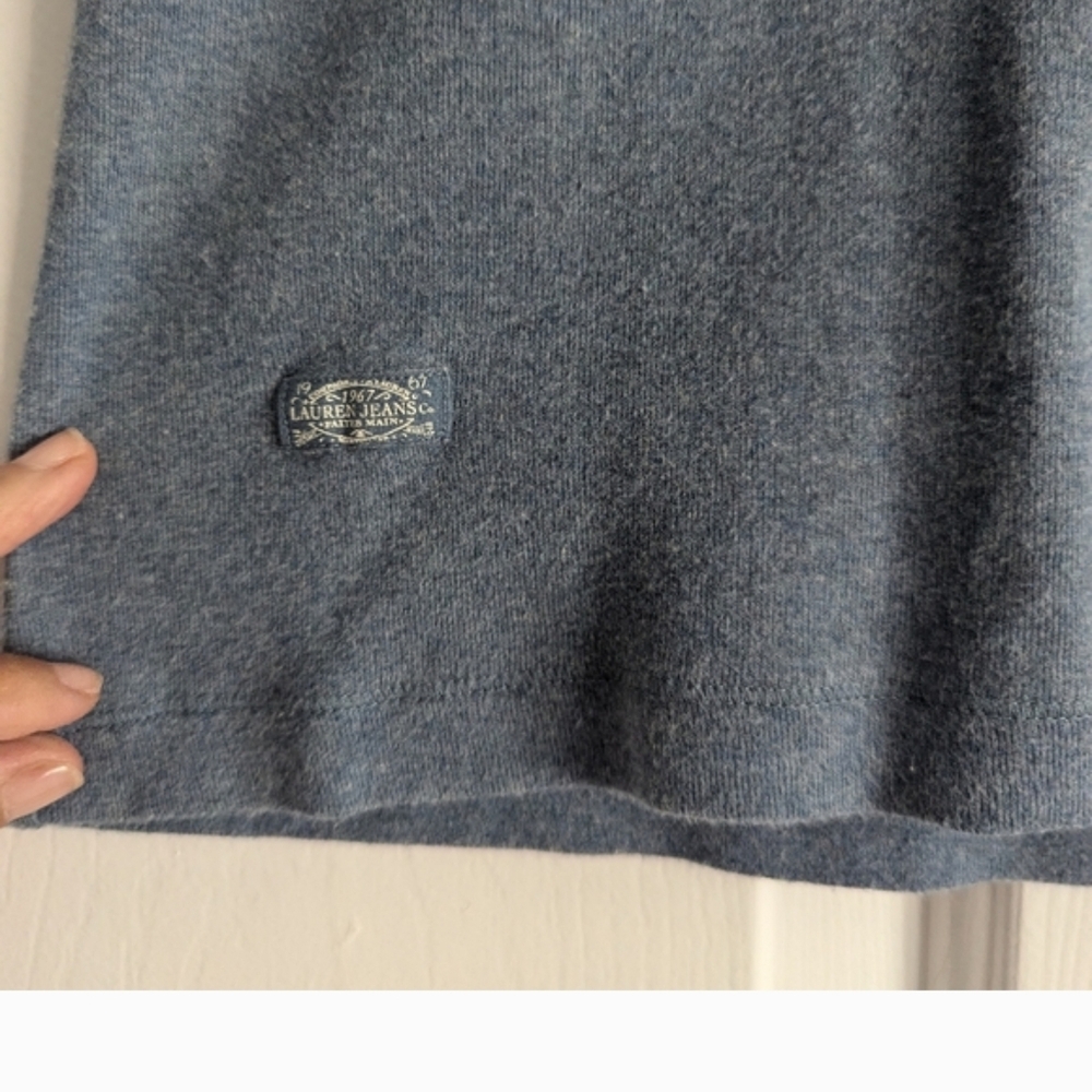 Ralph Lauren Top 100% cotton Long Sleeve Knit 👋 FINAL MARKDOWN CLOSET CLOSING - Picture 7 of 7